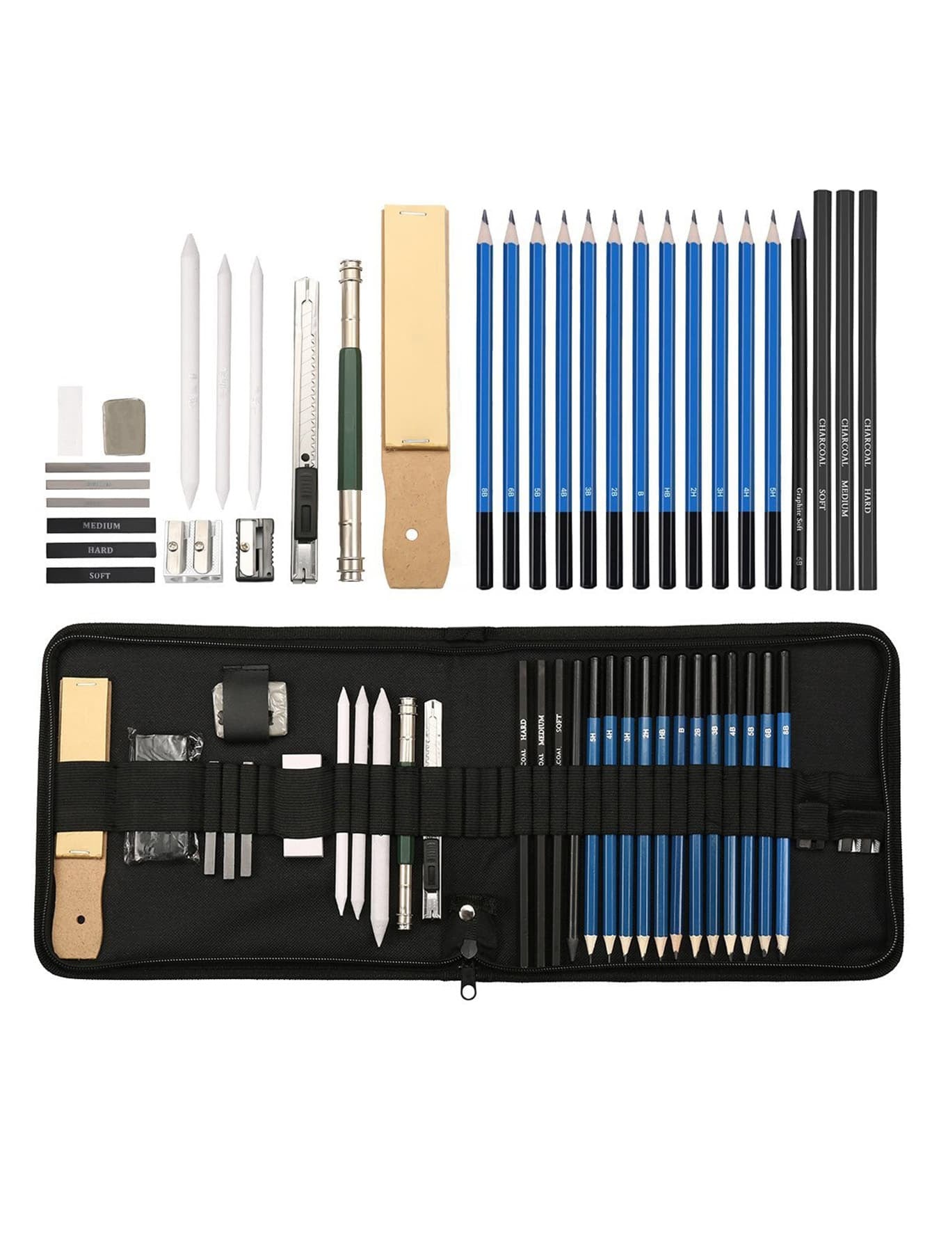 32Pcs Artist Sketching & Drawing Pencil Art Set Back to School