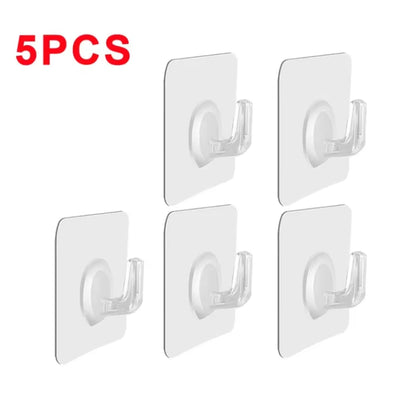 30Pcs Strong Adhesive Hook Seamless Photo Frame Hanger Hook Waterproof Kitchen Bathroom Accessories Multifunctional Storage Hook